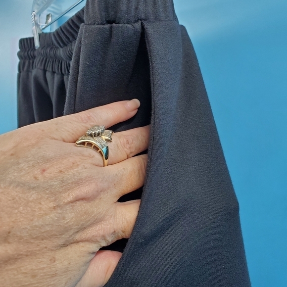 New "Bridesmaid" print black sweatpants 2XL - Picture 11 of 16